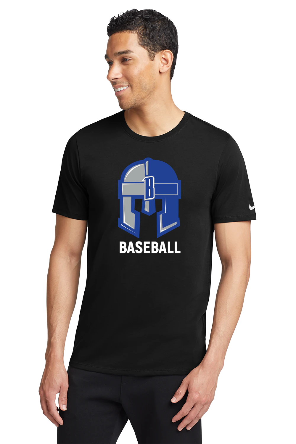 Brainerd Baseball - Black T-Shirt - Full Front