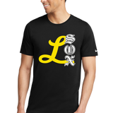 Lamberton LongSox Baseball - Black T-Shirt - Full Front