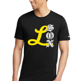 Lamberton LongSox Baseball - Black T-Shirt - Full Front