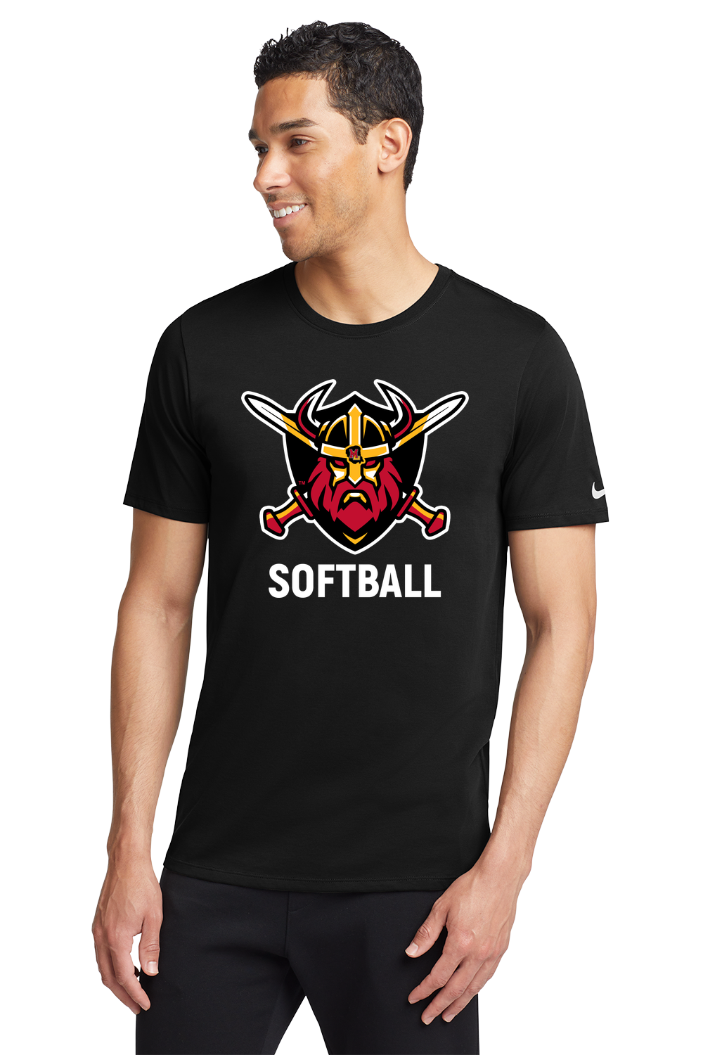 Mille Lacs Softball - Black T-Shirt - Full Front
