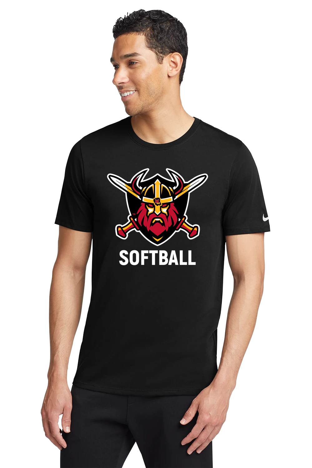 Mille Lacs Softball - Black T-Shirt - Full Front