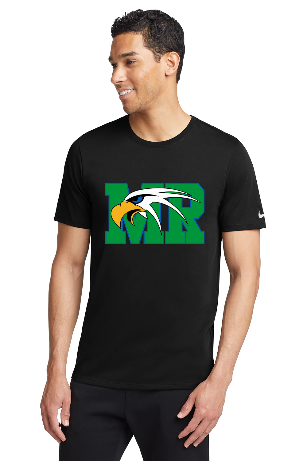 Maple River - Black T-Shirt - Full Front