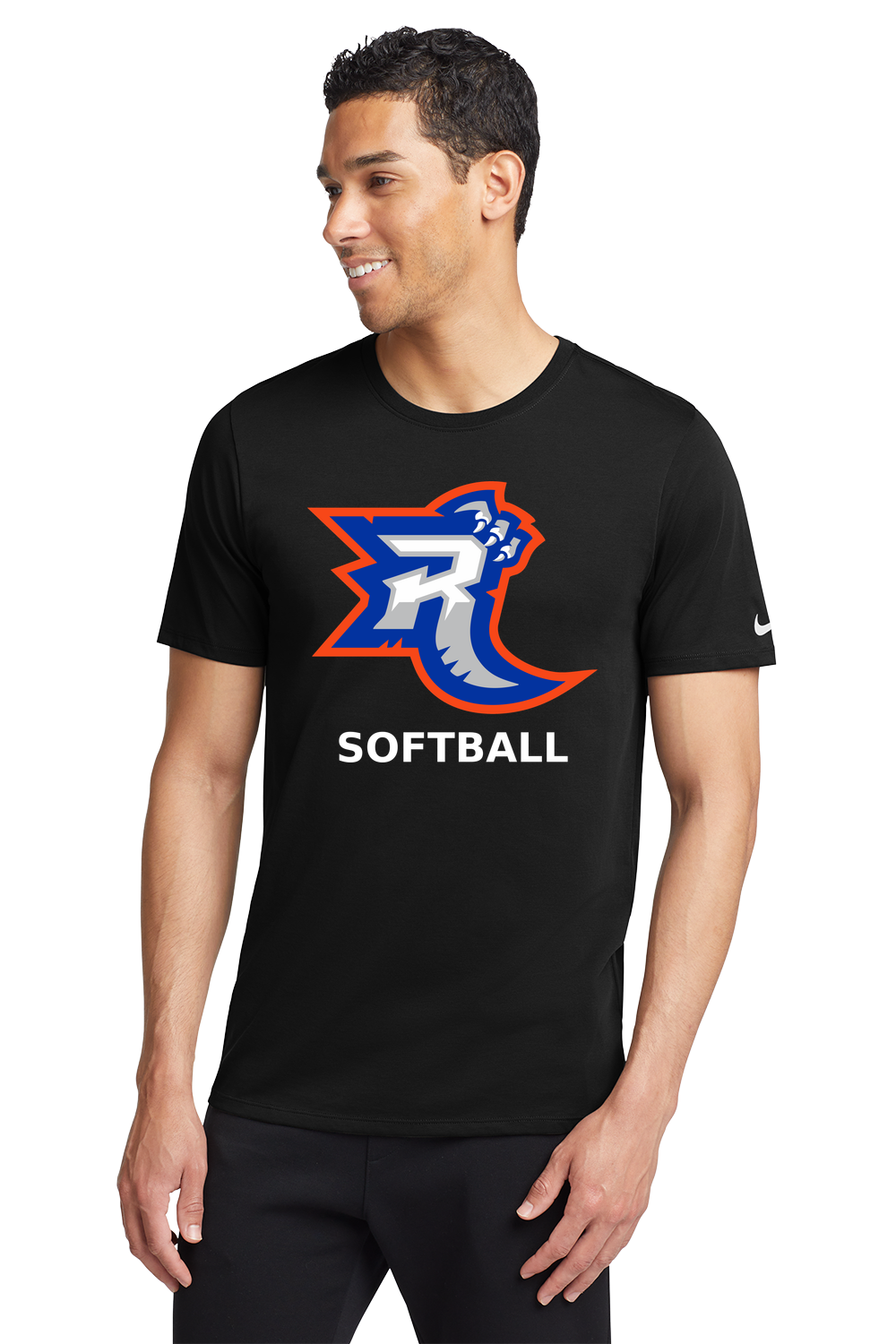 Carlton Wrenshall Softball - Black T-Shirt - Full Front