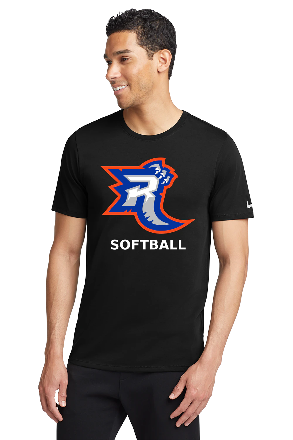 Carlton Wrenshall Softball - Black T-Shirt - Full Front