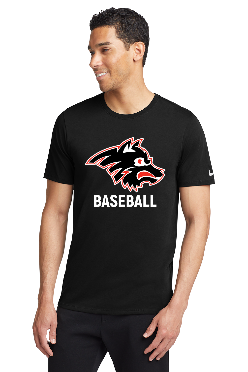 Milaca Baseball - Black T-Shirt - Full Front