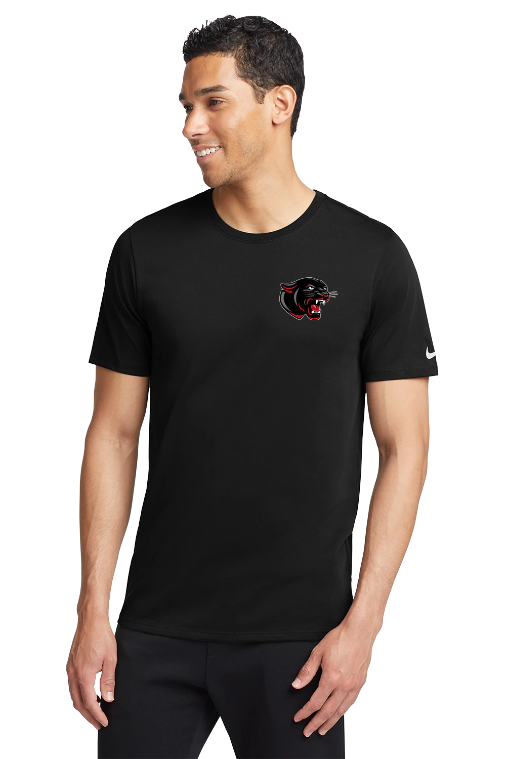 Tracy-Milroy-Balaton Track - Black T-Shirt - Left Chest