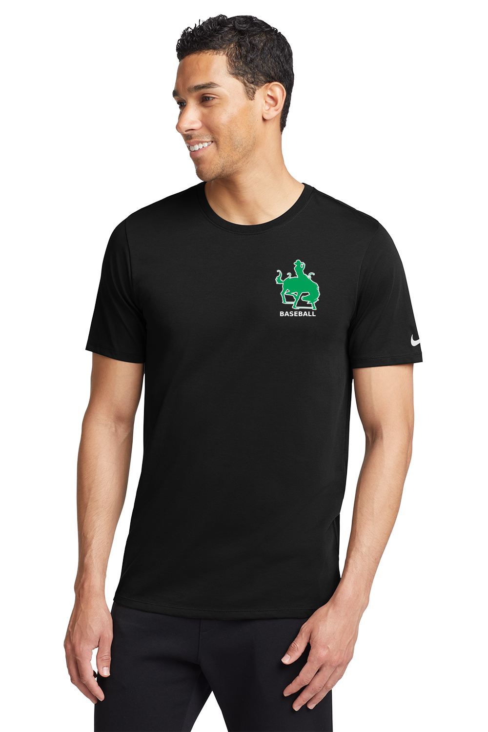 Breckenridge Baseball - Black T-Shirt - Left Chest