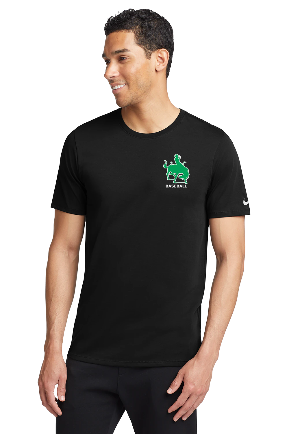 Breckenridge Baseball - Black T-Shirt - Left Chest
