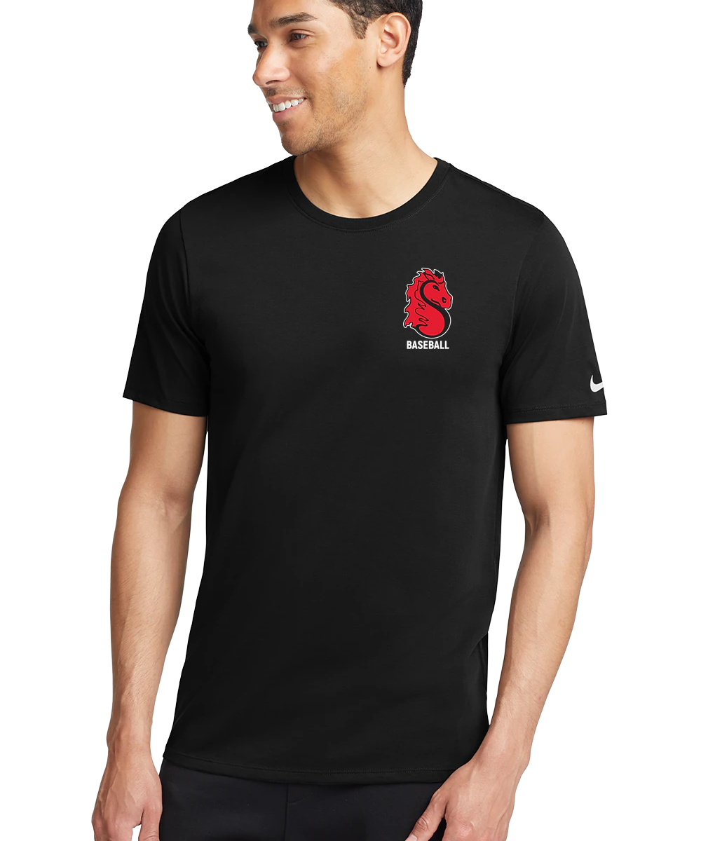Stillwater Baseball - Black T-Shirt - Left Chest