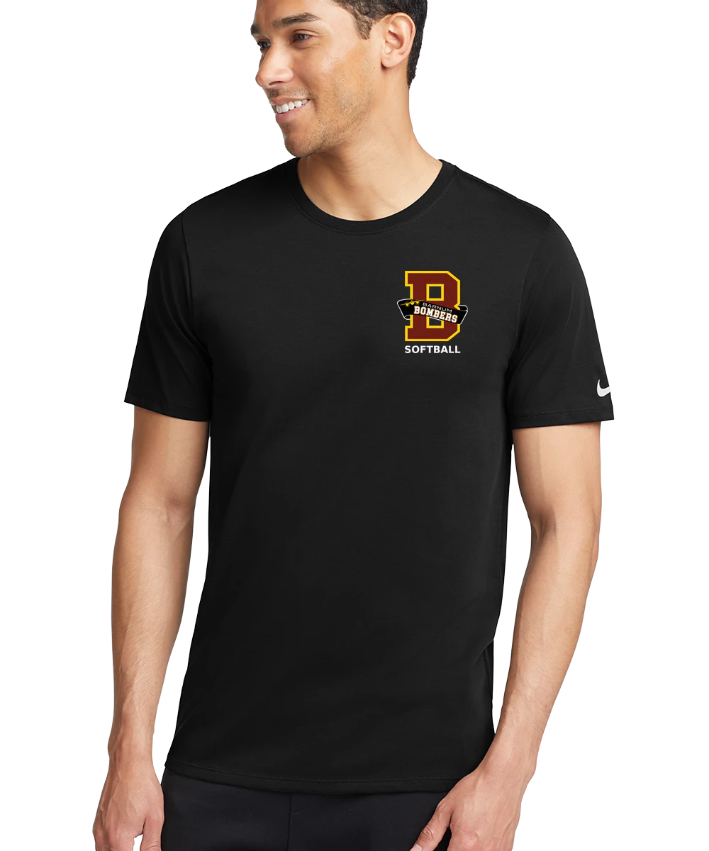 Barnum Softball - Black T-Shirt - Left Chest