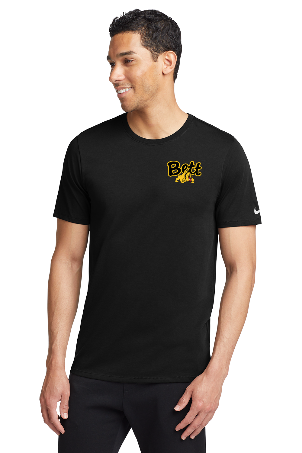 Testing 67 - Black T-Shirt - Left Chest