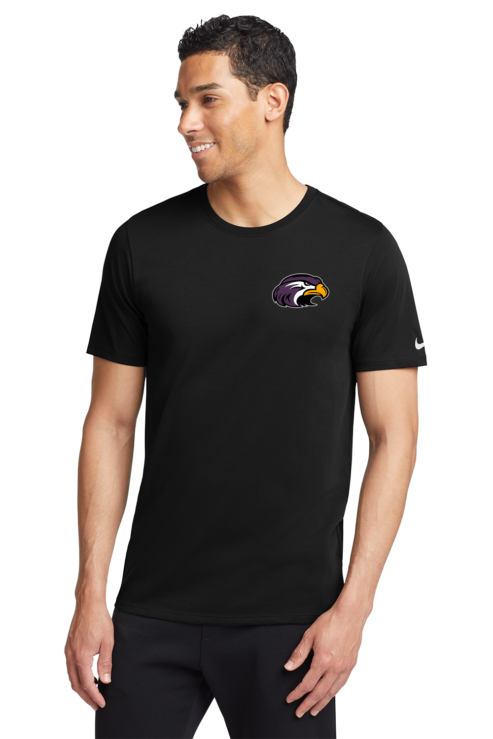 Montevideo Baseball - Black T-Shirt - Left Chest