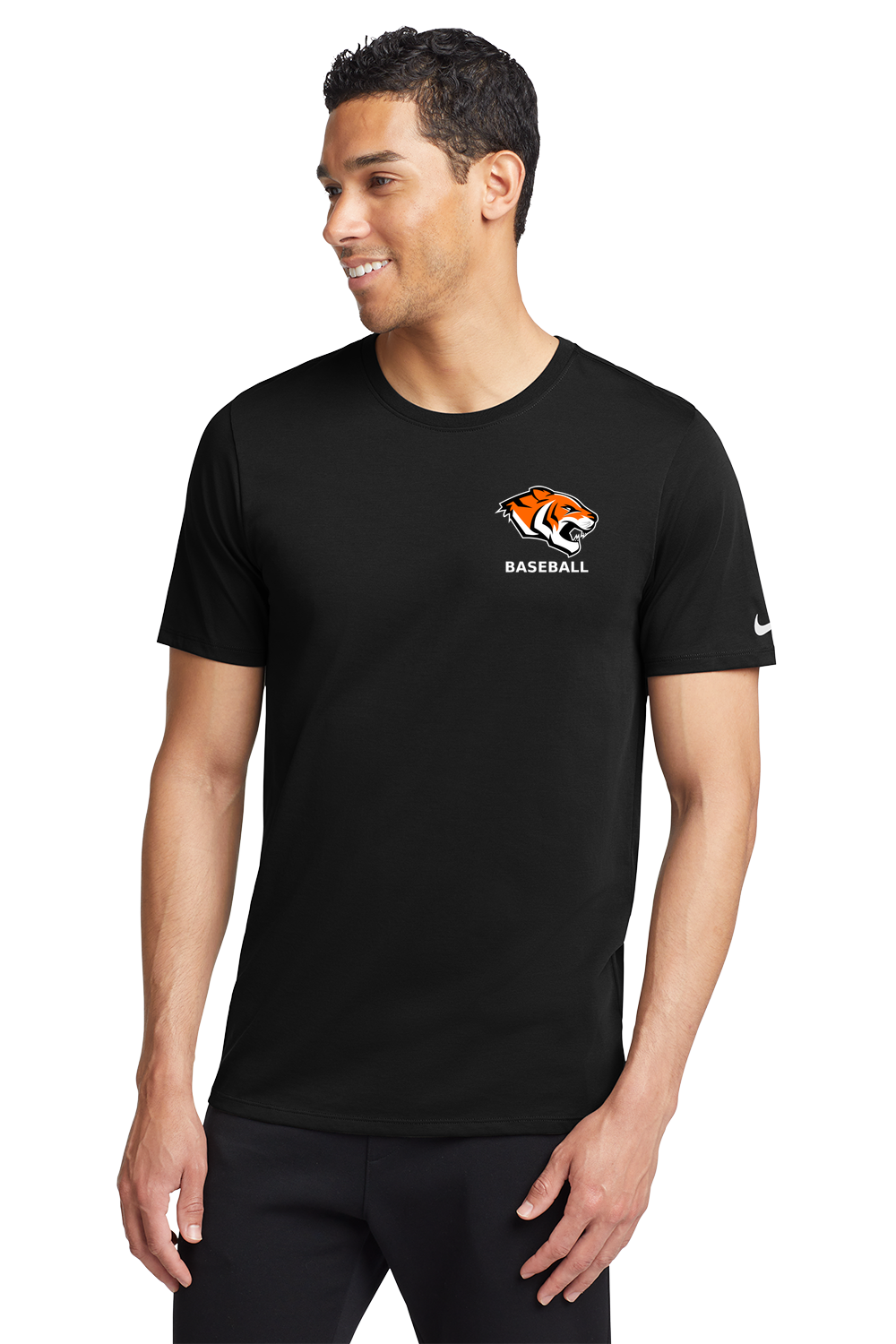 Morris Baseball Association - Black T-Shirt - Left Chest