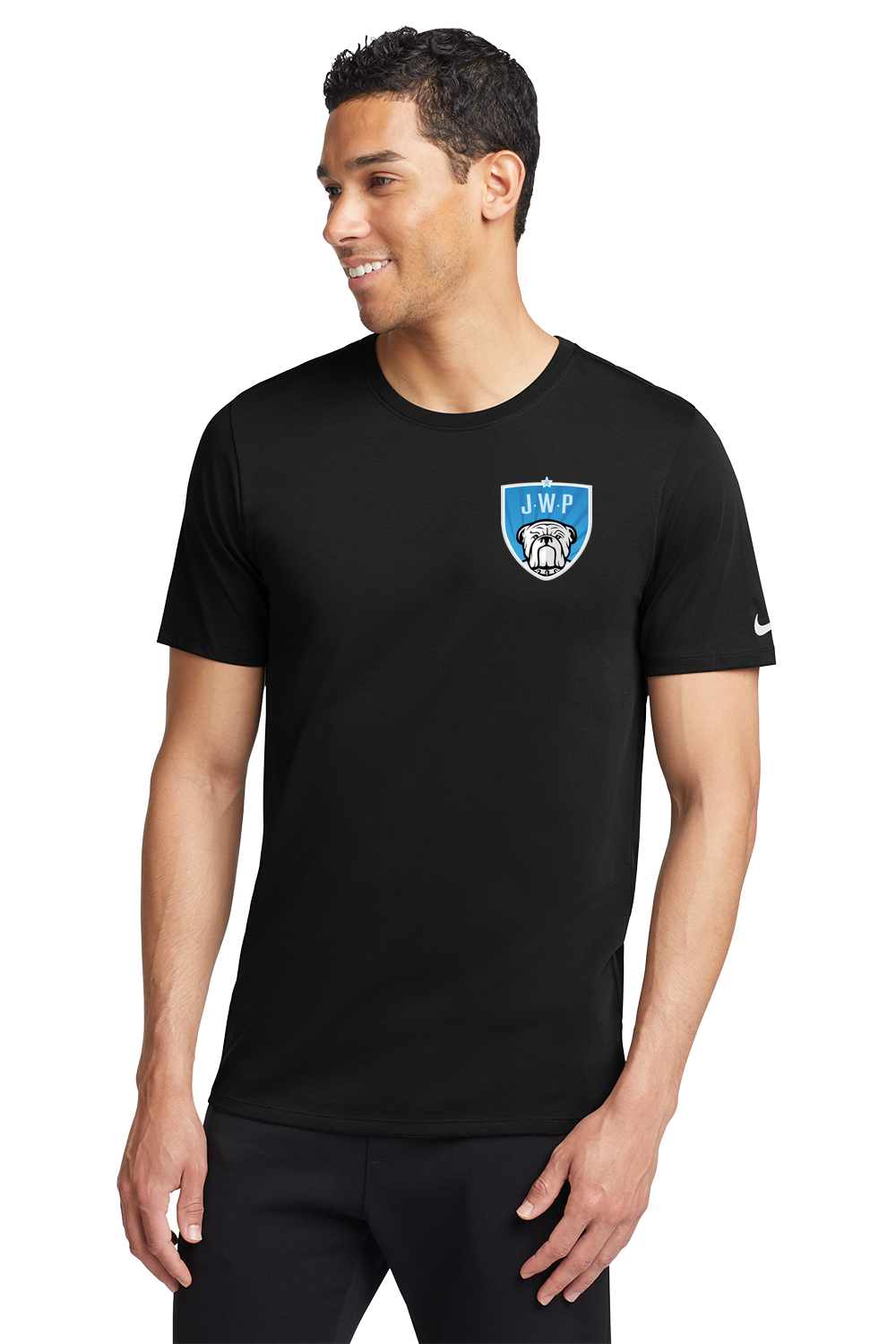 JWP Youth Baseball and Softball - Black T-Shirt - Left Chest