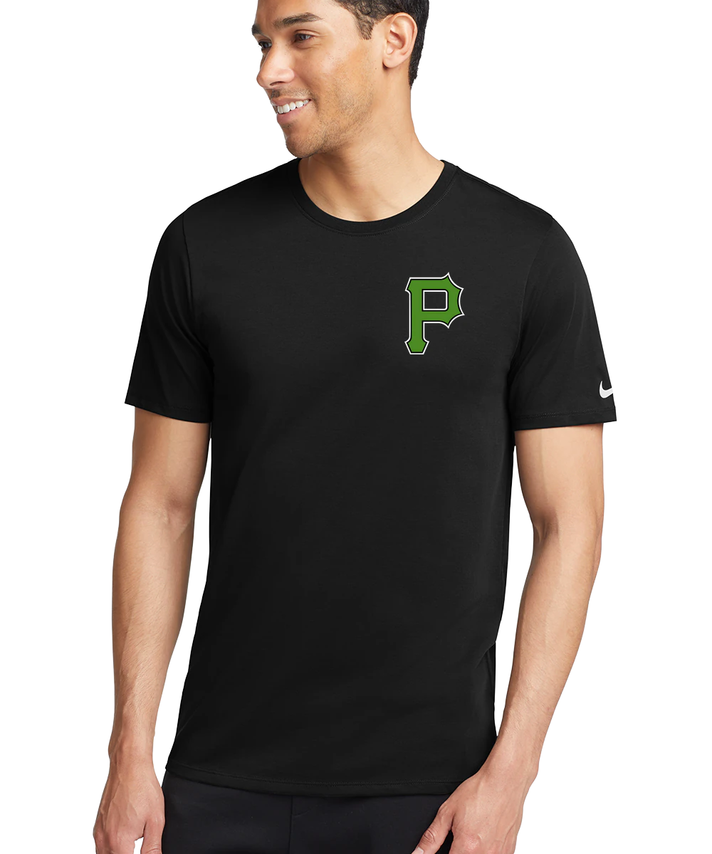 Pipestone Softball - Black T-Shirt - Left Chest