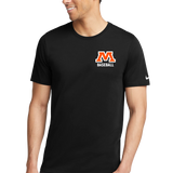 Moorhead Baseball - Black T-Shirt - Left Chest