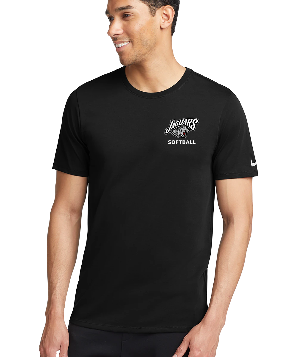 Hinckley Finlayson Softball - Black T-Shirt - Left Chest