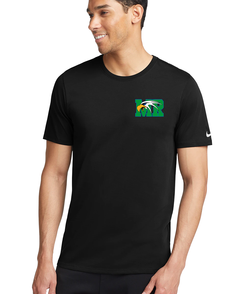 Maple River - Black T-Shirt - Left Chest