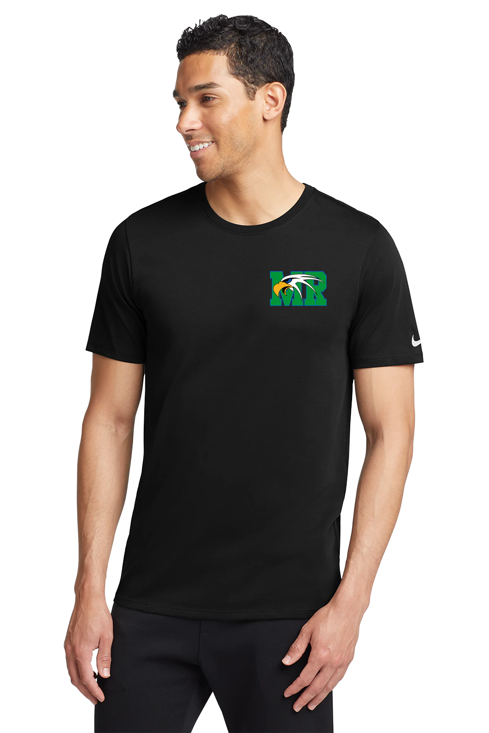Maple River - Black T-Shirt - Left Chest