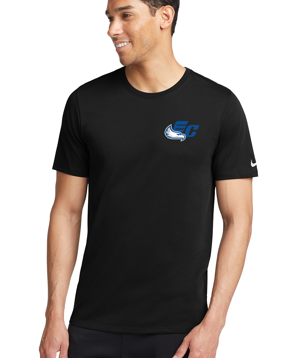 East Central Spring Sports - Black T-Shirt - Left Chest