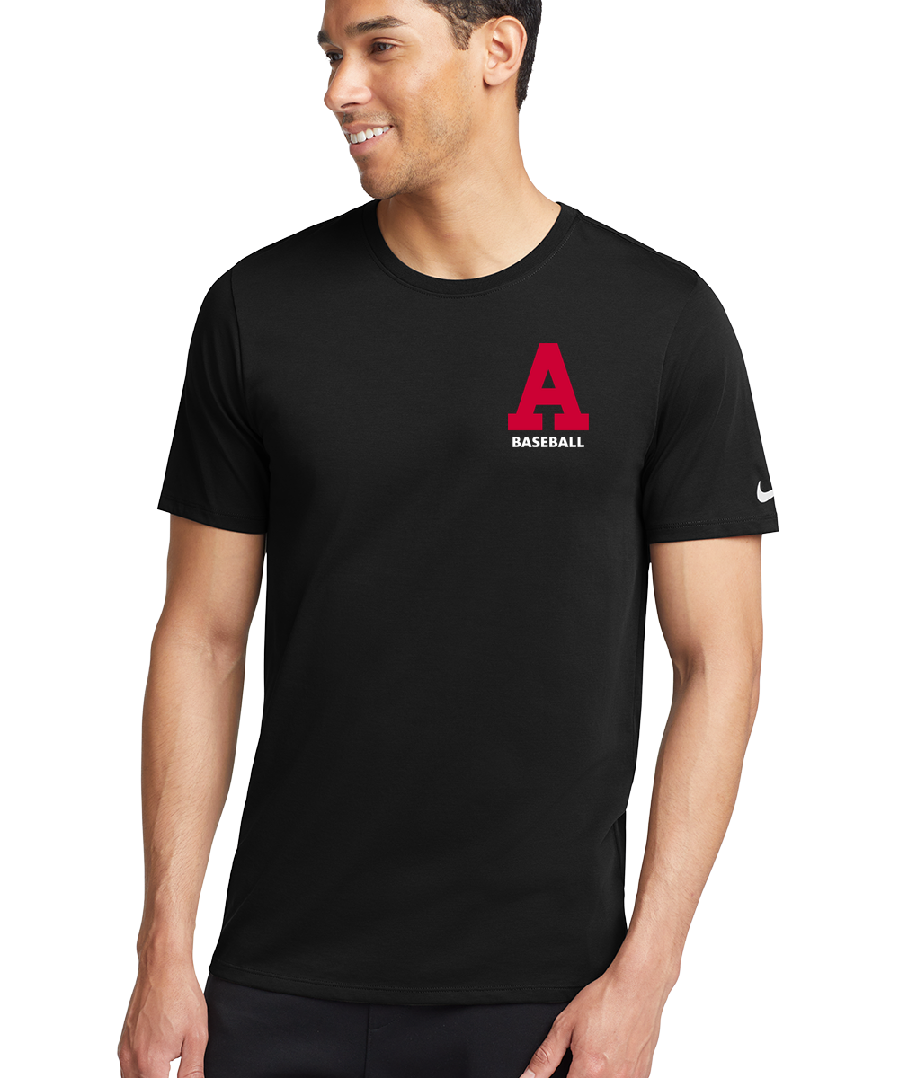 Austin Baseball - Black T-Shirt - Left Chest