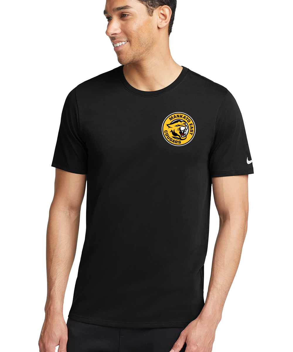 Mankato East Spring - Black T-Shirt - Left Chest