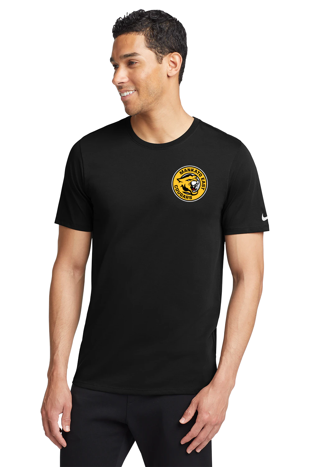 Mankato East Spring - Black T-Shirt - Left Chest