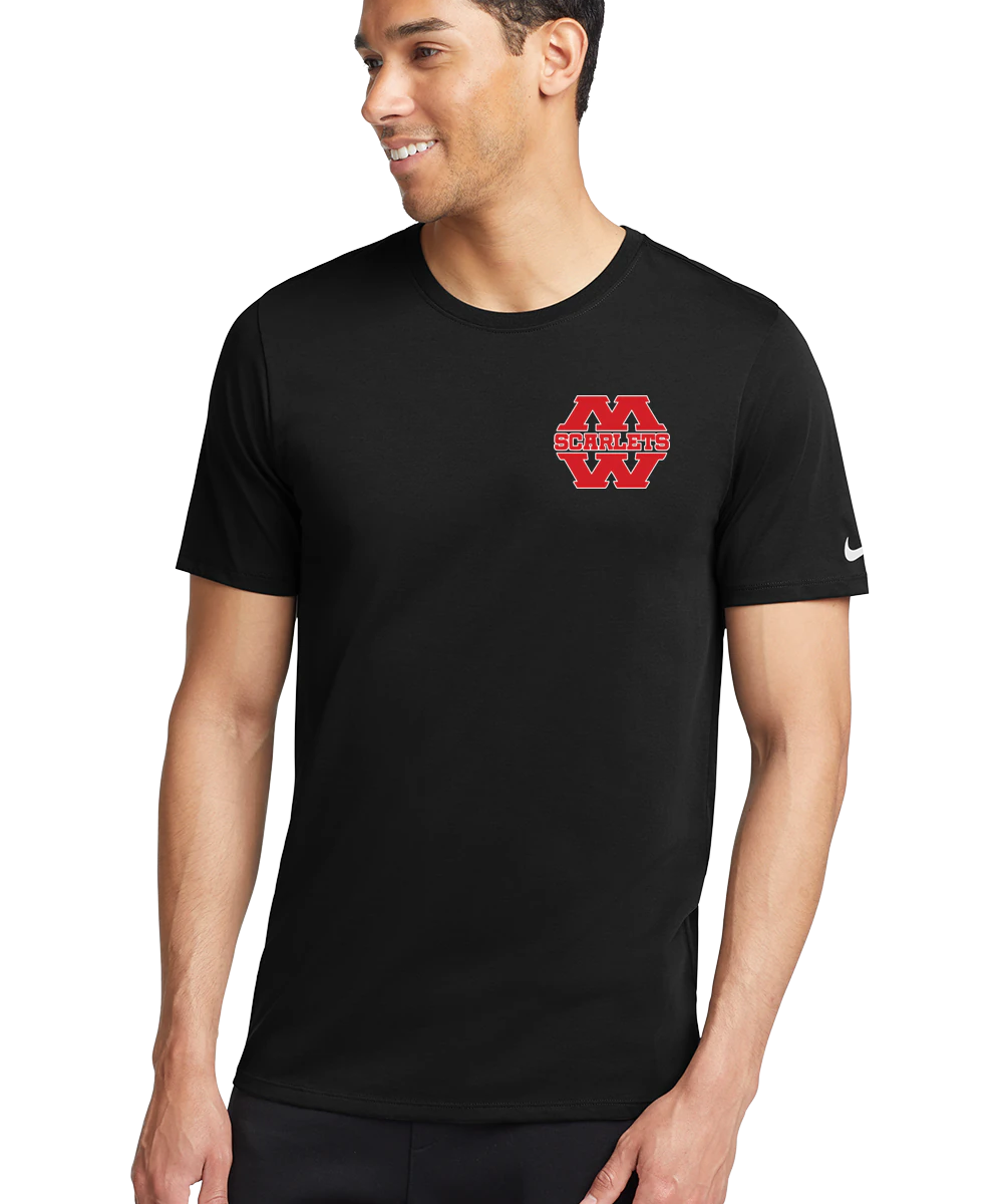 Mankato West Track - Black T-Shirt - Left Chest