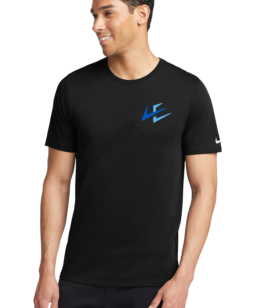 Team Store Example - Black T-Shirt - Left Chest