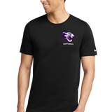 Truman Softball - Black T-Shirt - Left Chest
