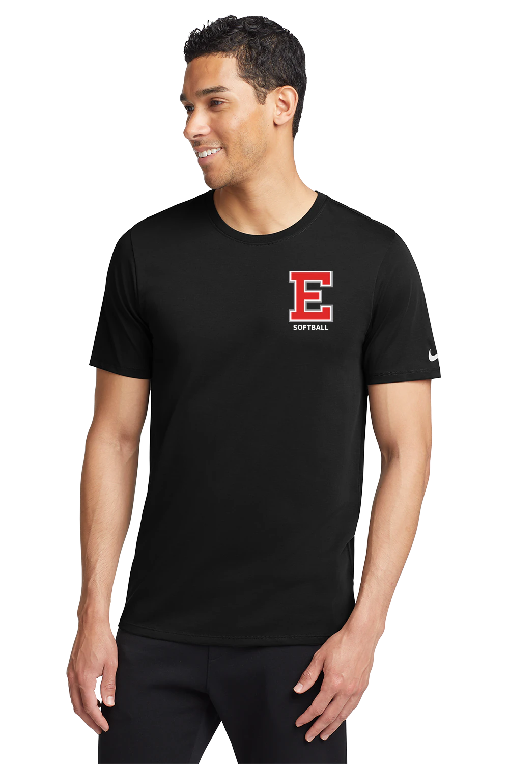 Duluth East Softball - Black T-Shirt - Left Chest