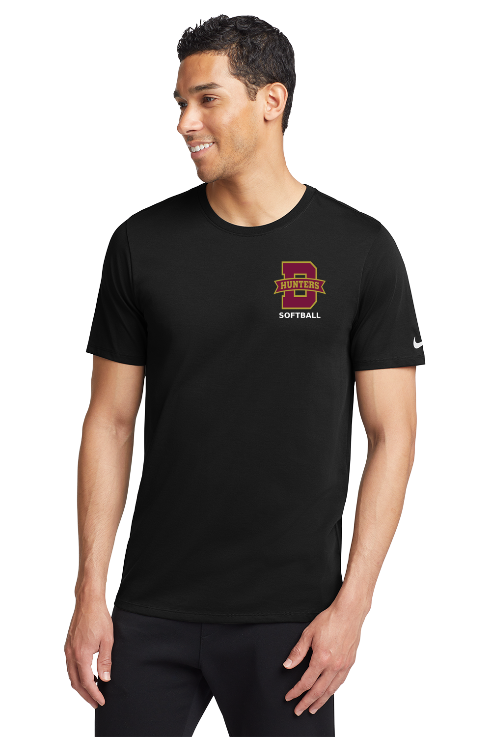 Denfeld Softball - Black T-Shirt - Left Chest