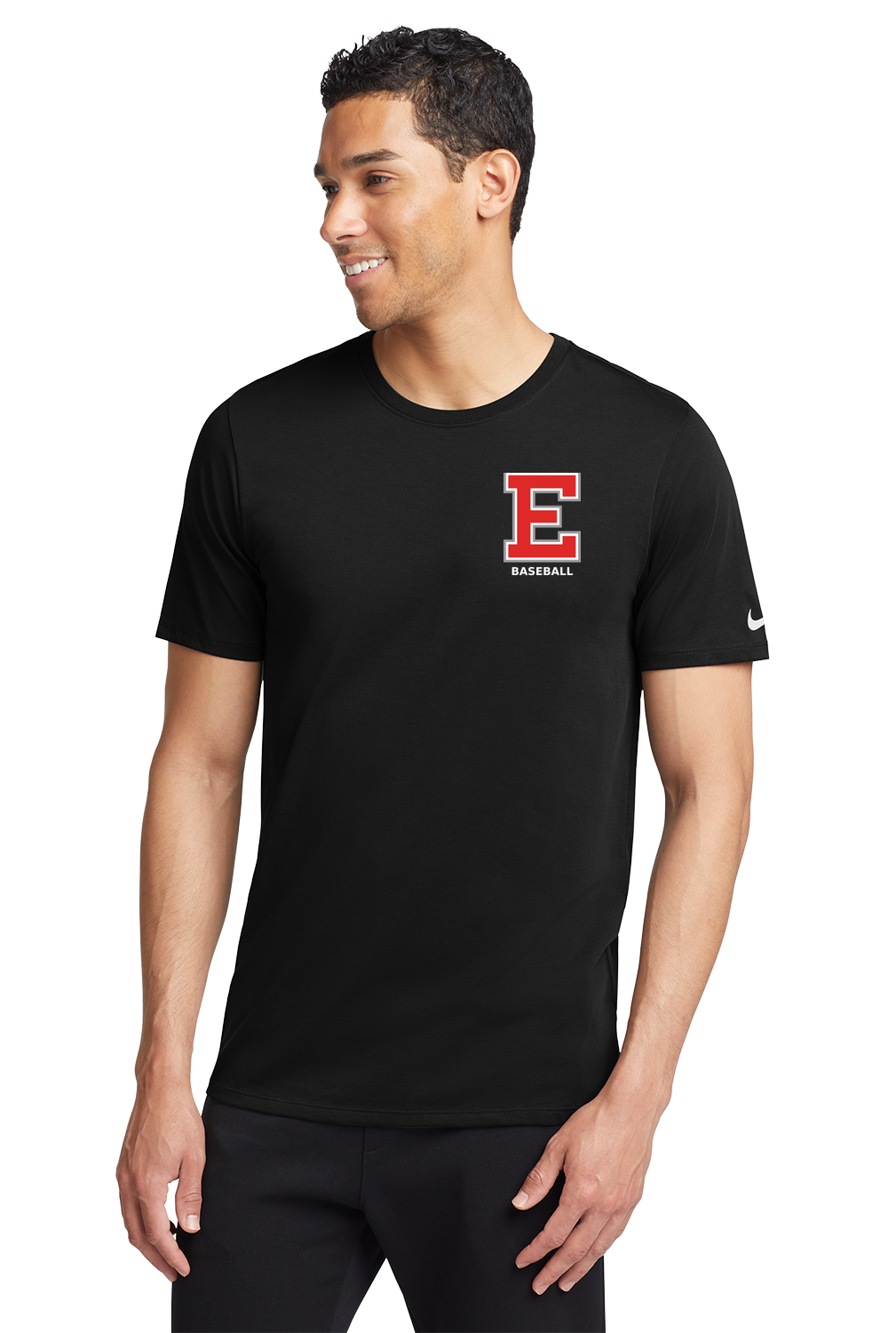 Duluth East Baseball - Black T-Shirt - Left Chest