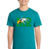 Maple River High School hockey_boys - Bright Aqua Port & Co Core Cotton Tee. PC54