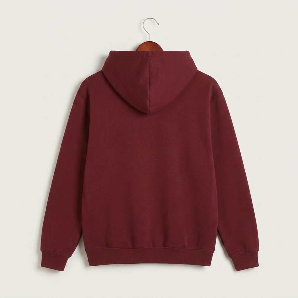 Pine Island High School Football (Boys) - Burgundy Hoodie Value - Left Chest (back)