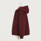 Moline Cheer general - Burgundy Hoodie Value - Full Front (side)