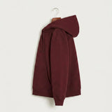Moline Cheer general - Burgundy Hoodie Value - Full Front (side)