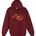 Pine Island Football - Burgundy Hoodie Value - Full Front