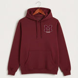 Moline Cheer general - Burgundy Hoodie Value - Left Chest