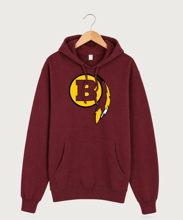 Benson High School Football (Boys) - Burgundy Hoodie Value