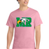 Maple River High School hockey_boys - Candy Pink Port & Co Core Cotton Tee. PC54