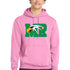 Maple River High School hockey_boys - Candy Pink Port & Co Core Fleece Pullover Hooded Sweatshirt. PC78H