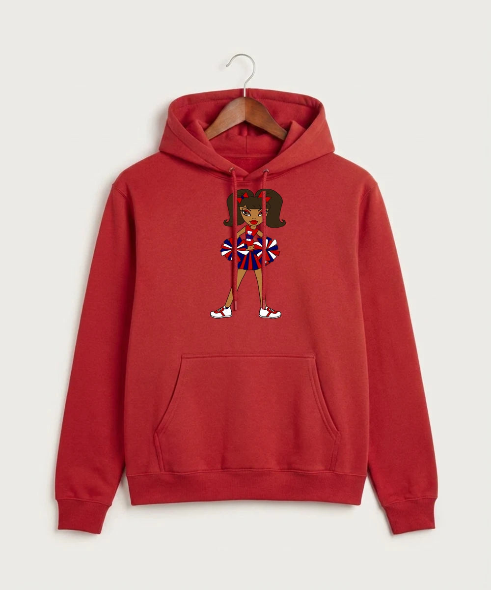 Independence High School Cheer Team - Cardinal Hoodie Value - Full Front
