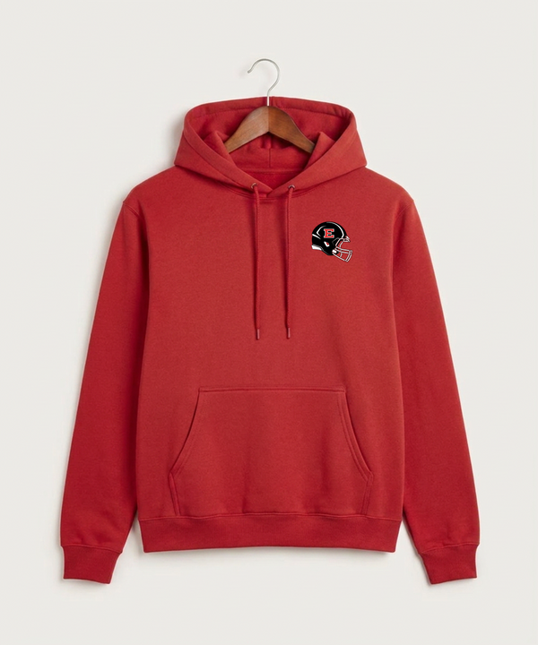 Duluth East High School Football (Boys) - Cardinal Hoodie Value - Left Chest
