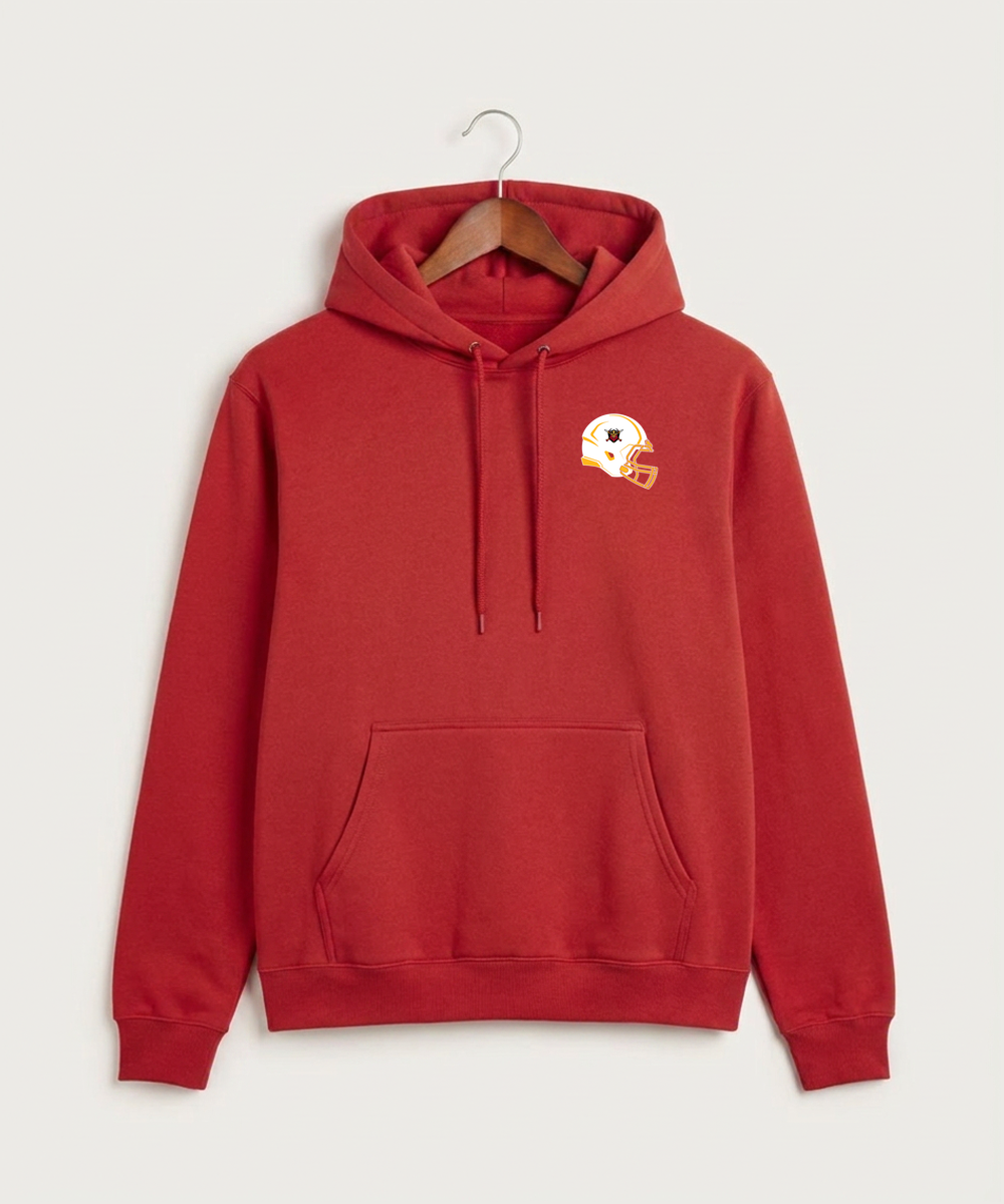 Mille Lacs High School Football (Boys) - Cardinal Hoodie Value - Left Chest
