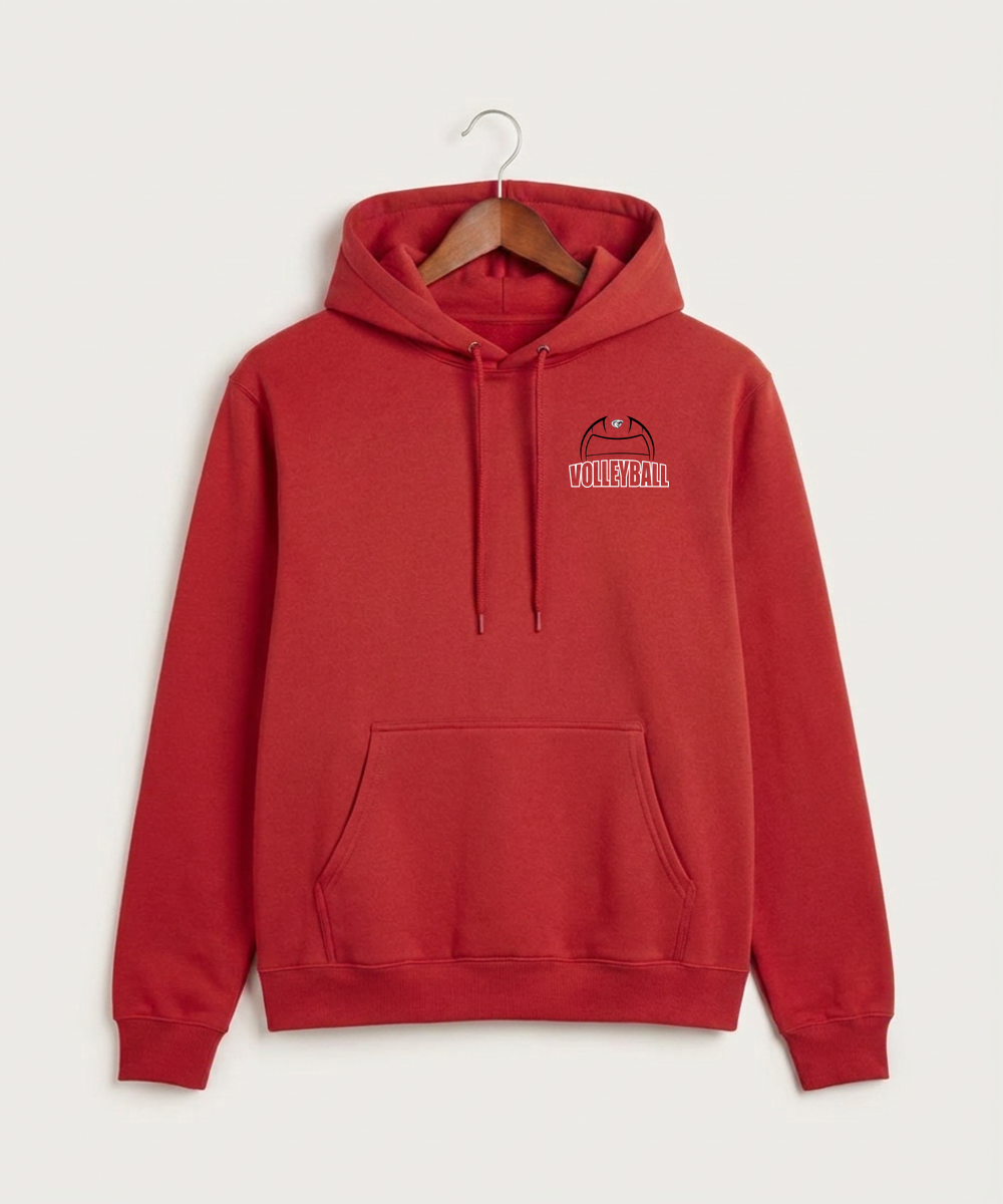 Triton High School Volleyball (Girls) - Cardinal Hoodie Value - Left Chest