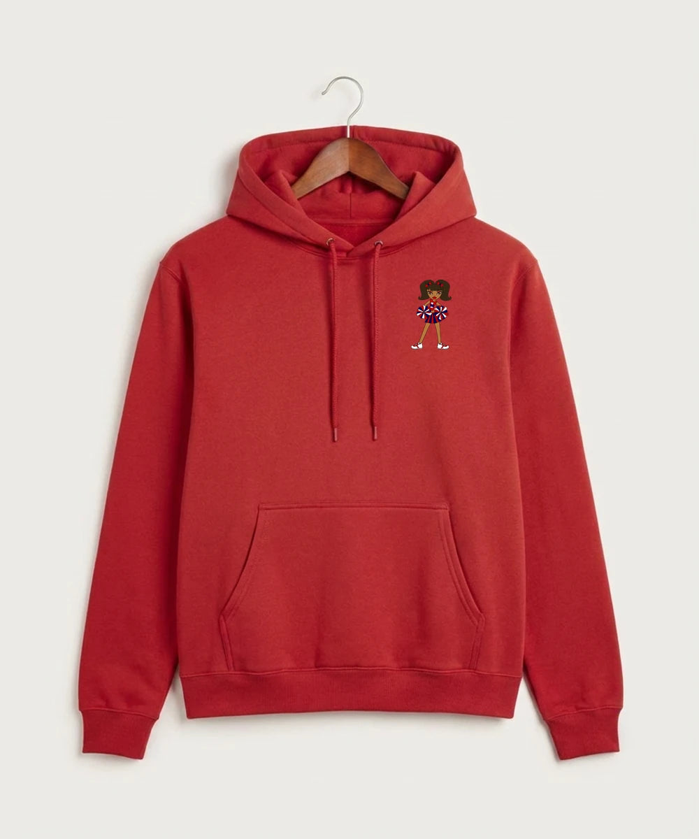 Independence High School Cheer Team - Cardinal Hoodie Value - Left Chest