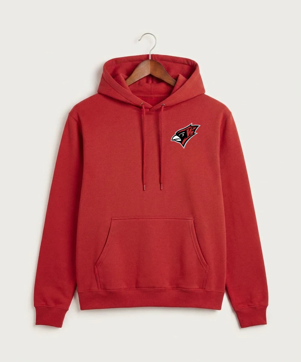 Willmar High School Athletics - Cardinal Hoodie Value - Left Chest