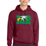 Maple River High School hockey_boys - Cardinal Port & Co Core Fleece Pullover Hooded Sweatshirt. PC78H