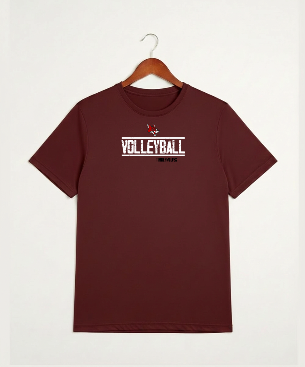 Ely Memorial High School Volleyball (Girls) - Cardinal Sport-Tek PosiCharge Competitor Tee. ST350